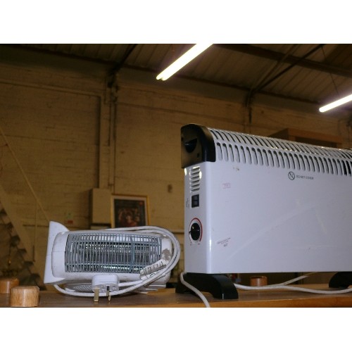 467 - CONVECTOR HEATER AND A FAN HEATER.