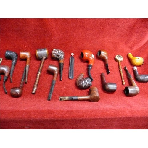 61 - A NICE SELECTION A VARIOUS PIPES AND RELATED ITEMS.