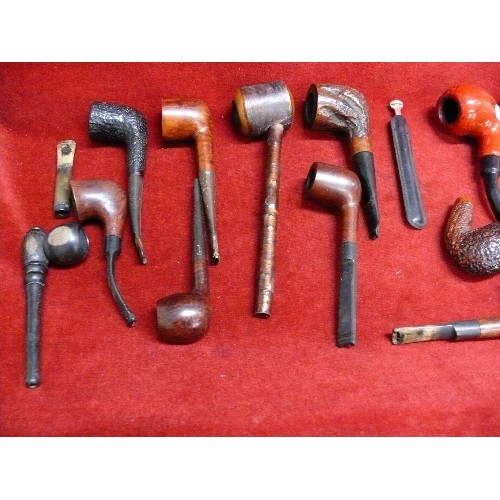 61 - A NICE SELECTION A VARIOUS PIPES AND RELATED ITEMS.