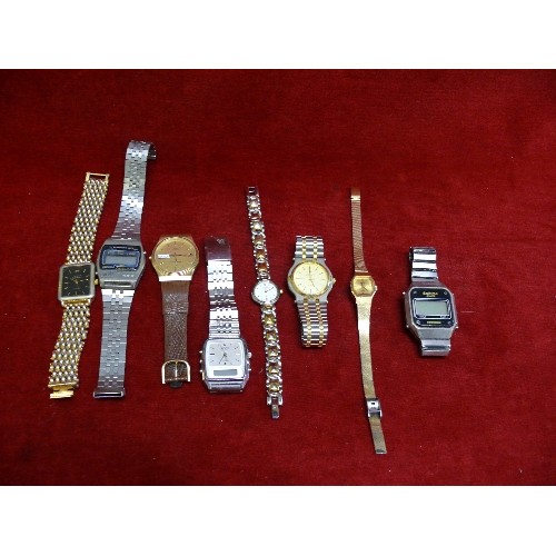 66 - A SELECTION OF VARIOUS WATCHES.