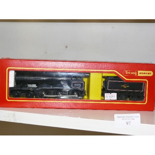 97 - A TRI-ANG HORNBY R150S LOCO AND TENDER '61572', IN ORIGINAL BOX.