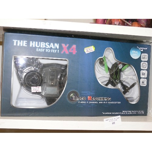 98 - THE HUBSAN MINI R/C QUADCOPTER IN ORIGINAL BOX.