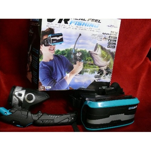 110 - A 3D VIRTUAL REALITY FISHING GAME IN ORIGINAL BOX.