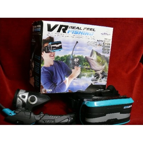 110 - A 3D VIRTUAL REALITY FISHING GAME IN ORIGINAL BOX.