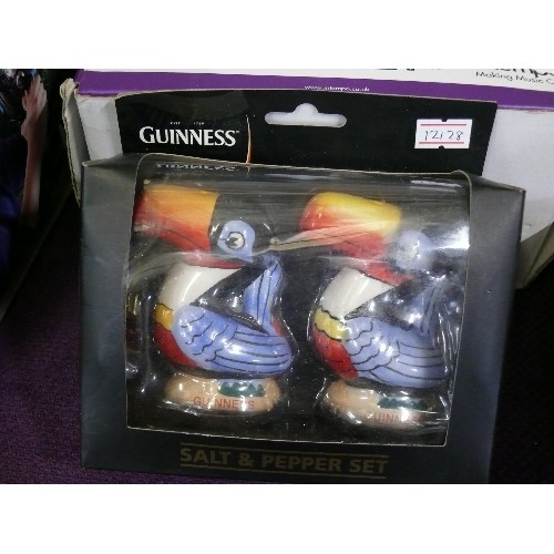 106 - A GUINNESS CRUET SET NEW IN PACKET.