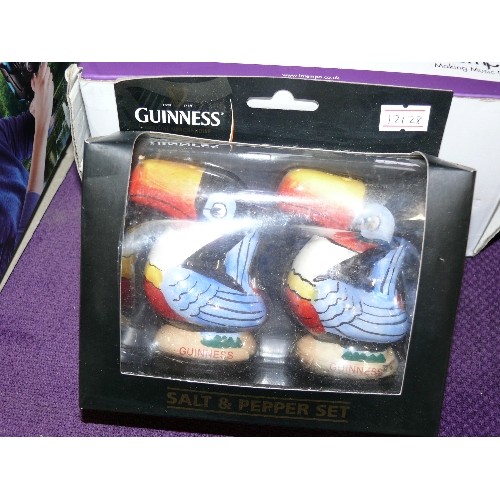 106 - A GUINNESS CRUET SET NEW IN PACKET.