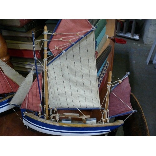 328 - THREE BOAT MODELS