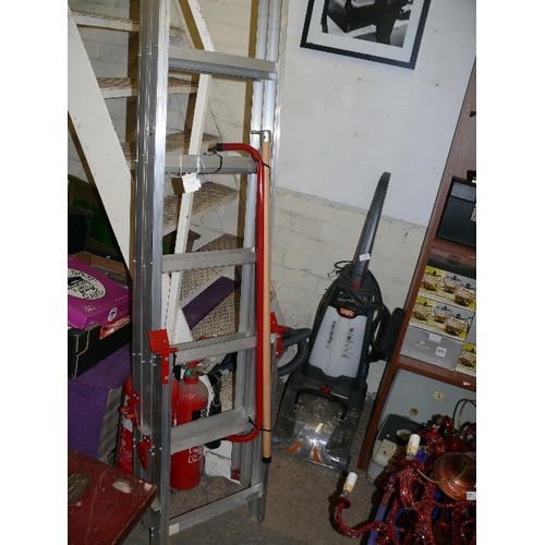 273 - LOFT LADDER, HANDLE BOLTS MISSING.