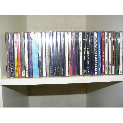 356 - FOUR CUBES OF CD'S TO INCLUDE VARIOUS NOW'S, JOSH GROBAN, ELLA FITZGERALD, BONNIE TYLER, GLORIA ESTE... 