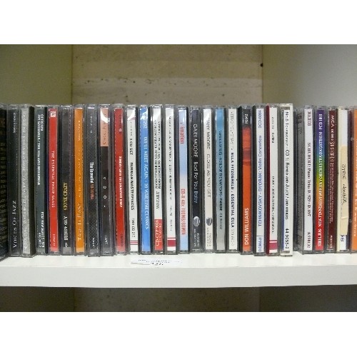 356 - FOUR CUBES OF CD'S TO INCLUDE VARIOUS NOW'S, JOSH GROBAN, ELLA FITZGERALD, BONNIE TYLER, GLORIA ESTE... 