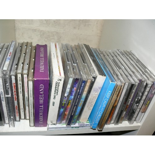 358 - FIVE CUBES OF CD'S TO INCLUDE ELTON JOHN, NAT KING COLE, DORIS DAY ETC.