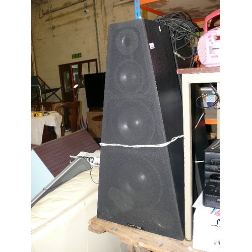 400 - PAIR OF LARGE LTC AUDIO PYRAMID FOUR WAY SPEAKERS.