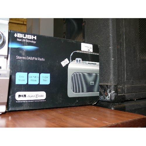 401 - DAB BUSH DIGITAL RADIO BOXED.