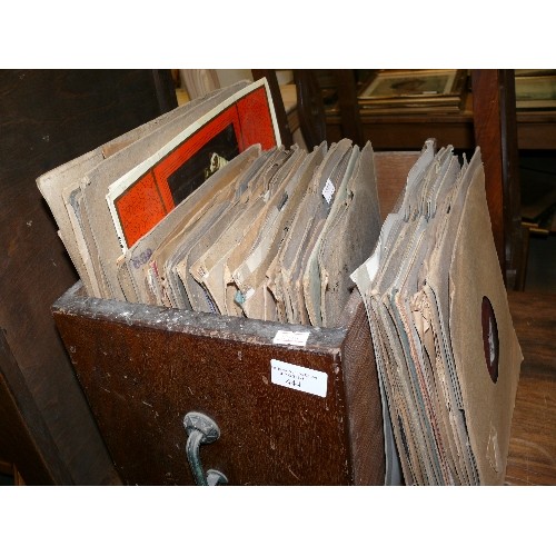 444 - SELECTION OF 78'S RECORDS -  CHURCH CHOIR, THE DONEY SERENADE ETC.