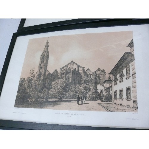 469 - COLLCTION OF LITHOGRAPH PRINT OF ARCHITECTURAL BUILDINGS IN PARIS AND FLORENCE.