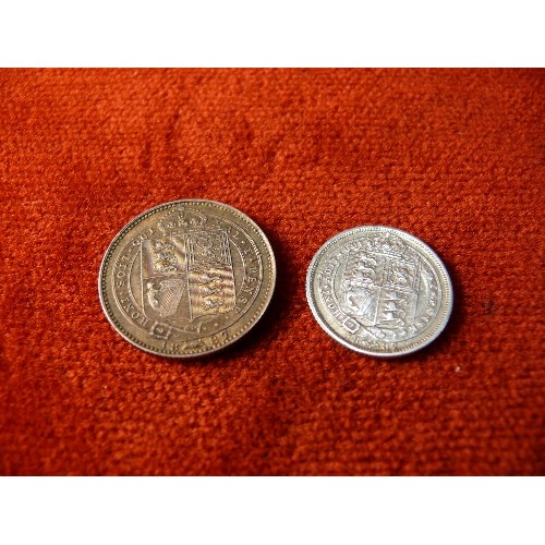 50 - SHILLING AND SIXPENCE FROM 1887.