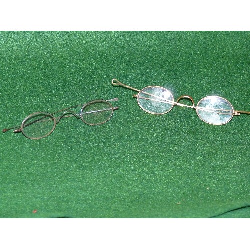 9 - TWO PAIRS OF VINTAGE GLASSES IN ORIGINAL CASES.