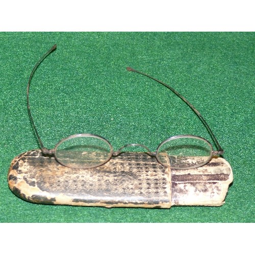 9 - TWO PAIRS OF VINTAGE GLASSES IN ORIGINAL CASES.