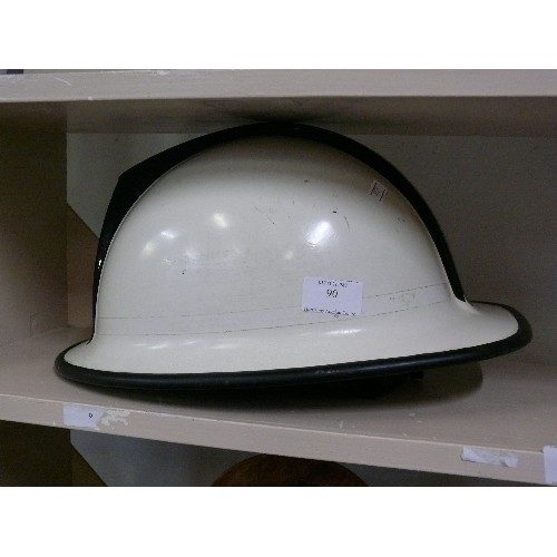 90 - A FIREFIGHTERS HELMET BY CROMWELL HELMETS LTD.