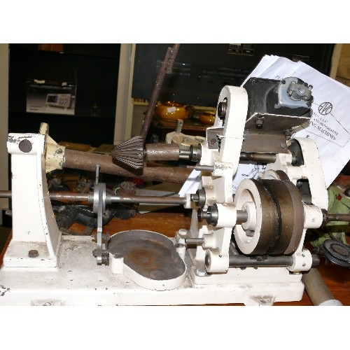 279 - A HVC 'DOUGLAS' WAVE WINDING MACHINE WITH INSTRUCTIONS AND A LARGE QUANTITY OF ACCESSORIES.