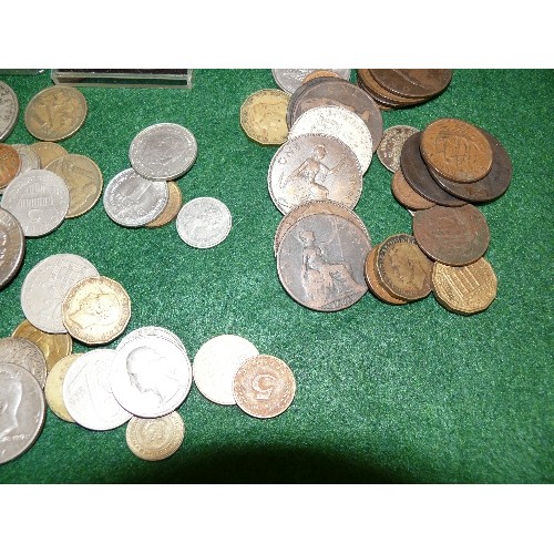 20 - QUANTITY OF CROWNS AND HALF CROWN PLUS SOME MIXED OLD COINAGE.