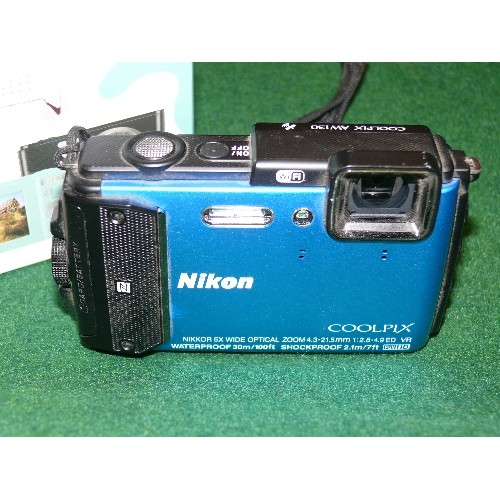 85 - DIGITAL CAMERA MANUAL, MEMORY CARDS AND BATTERY, BOXED PLUS A  NIKON COOLPIX CAMERA.