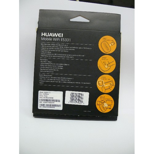 45 - HUAWEI MOBILE WIFI E5331, NEW AND BOXED.