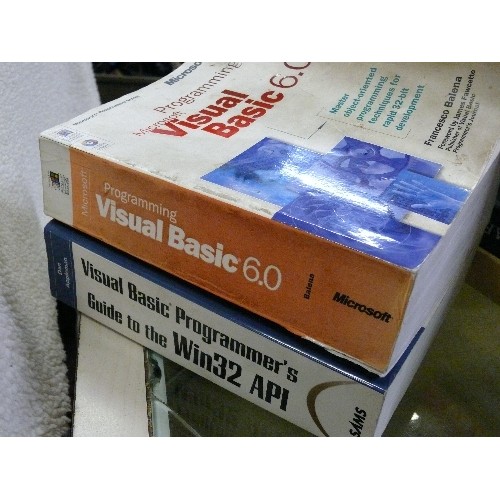 492 - TWO VISUAL BASIC PROGRAMMING REFERENCE BOOKS.