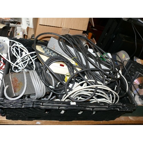 372 - A LARGE QUANTITY OF CABLES ETC.