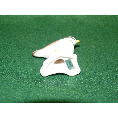 2 - SMALL GOEBEL CERAMIC BIRD FIGURE.