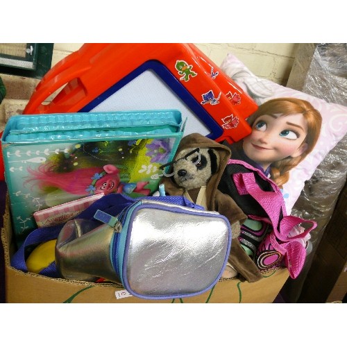 1032 - BOX OF MIXED CHILDRENS ITEMS.