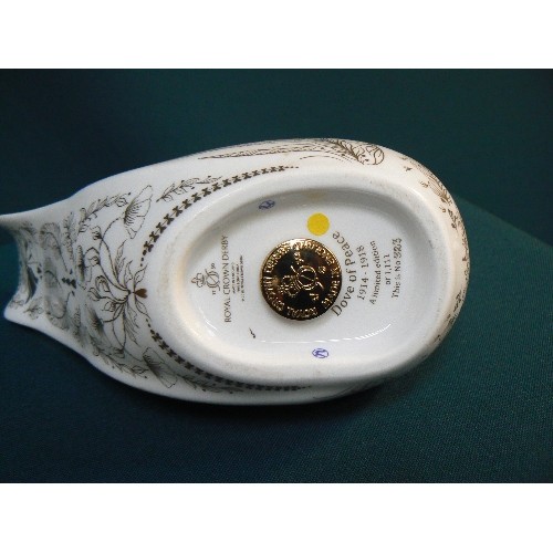 9 - Royal Crown Derby porcelain paperweight 