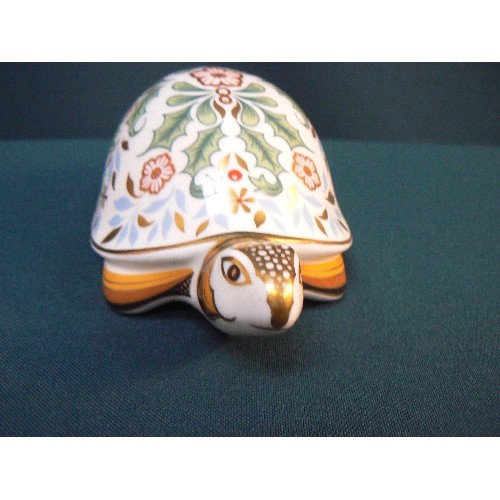 10 - A Royal Crown Derby porcelain paperweight 