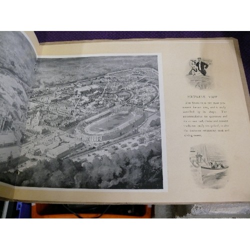 120 - AN OFFICIAL SOUVENIR BOOKLET FROM FRANCO-BRITISH EXHIBITION.