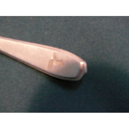 220D - A WW2 German Luftwaffe teaspoon with eagle and swastika mark and 