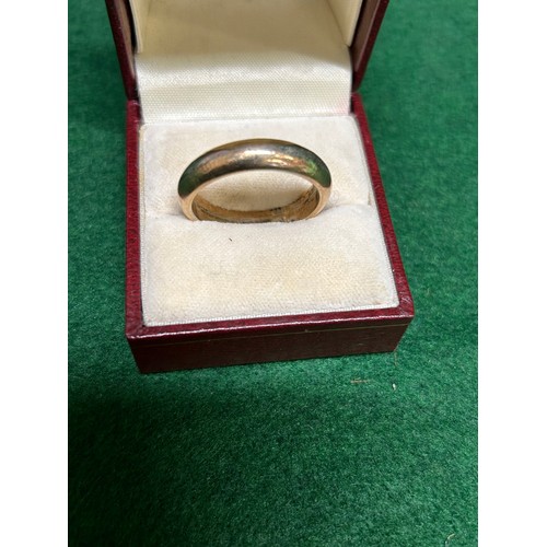 7 - TWO 9CT GOLD AND SILVER RINGS, ONE MARKED 