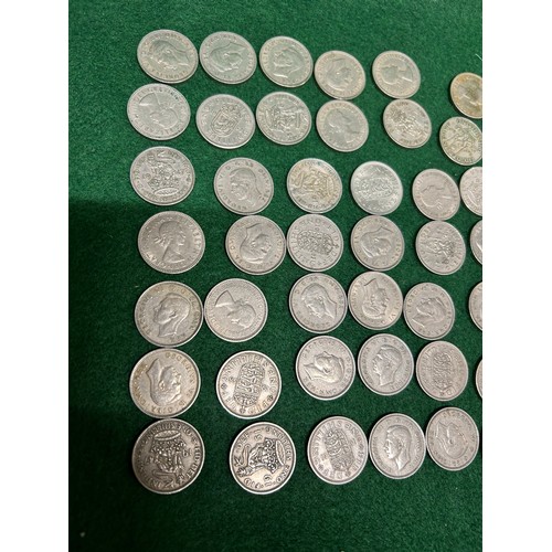 22 - 48 X SHILLINGS, GEORGE VI & ELIZABETH II