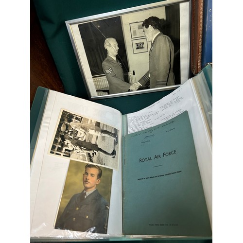 40 - A superb collection of WW2 and post war medals and related ephemera awarded to RAF Sargeant A J Dipr... 