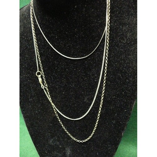 31D - 3 SILVER CHAINS