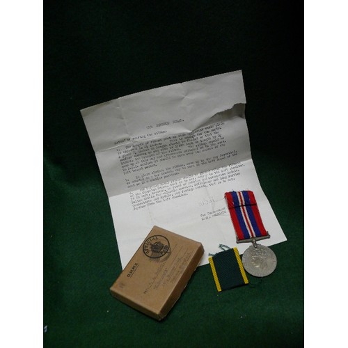 40E - WWII 1939 1945 WAR MEDAL ISSUED TO MR W.A.BAILEY 