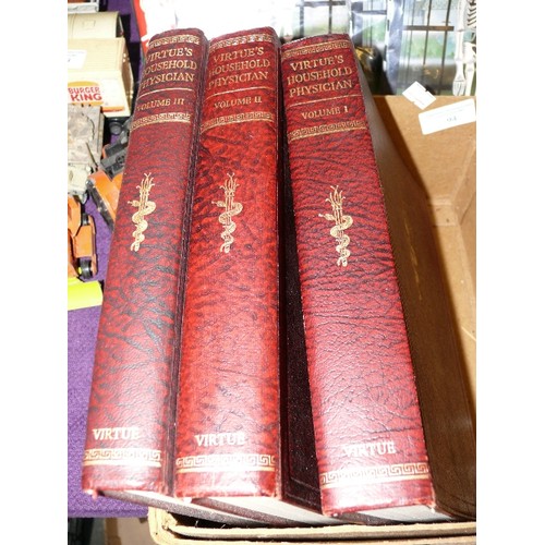 94 - 3 VINTAGE VOLUMES OF THE HOUSEHOLD PHYSICIAN