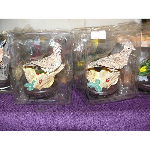 99 - 30 VARIOUS ORNAMENTS FEATURING BIRDS, FANTASY AND BEATRIX POTTER IN ORIGINAL PACKAGING.