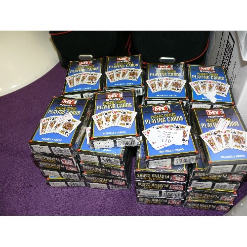 110 - 50 BRAND NEW PACKS OF PLAYING CARDS