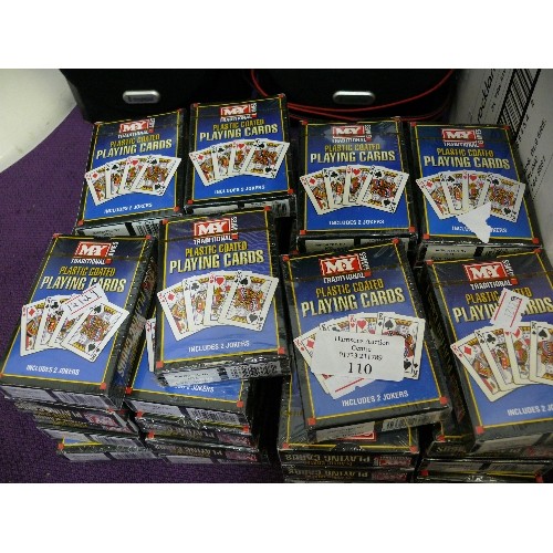 110 - 50 BRAND NEW PACKS OF PLAYING CARDS