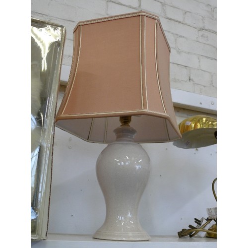 152 - A LARGE CERAMIC LAMP