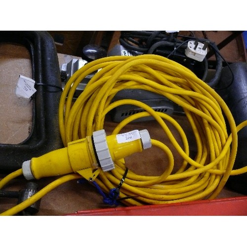 204 - 110 VOLT EXTENSION LEAD APPROX 20 METRES LONG