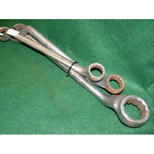 210 - 3 LARGE RING SPANNERS