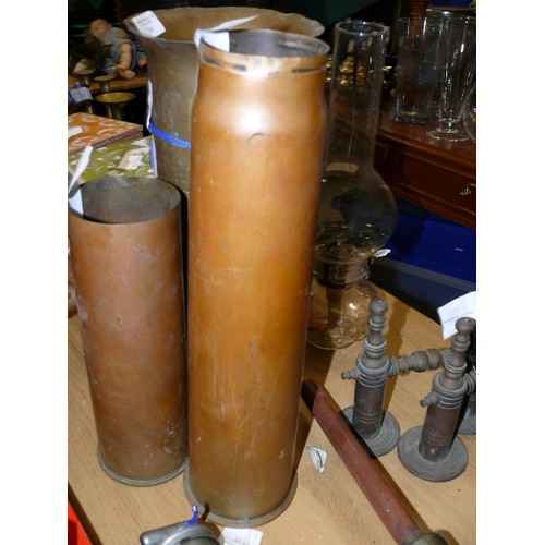 202 - 1917 ARTILLERY SHELL CASING 415MM TALL/ 115MM DIA AT BASE