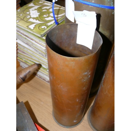 203 - 1943 ARTILLERY SHELL CASING 290MM TALL/100MM AT BASE