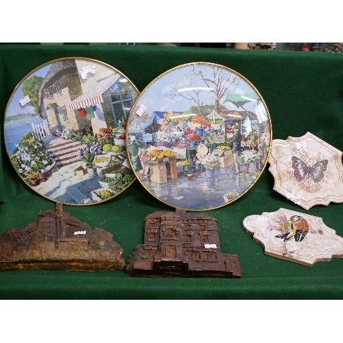 147 - A SELECTION OF VARIOUS PLAQUES AND TILES